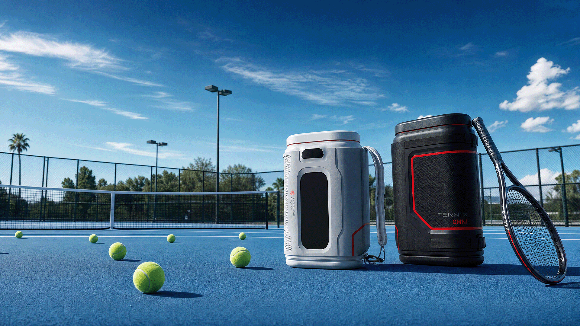 Tenniix OMNI: The World's First Backpack AI Multi-Racket Robot ...