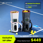 Tenniix OMNI World's First AI Multi-Racket Robot Deposit