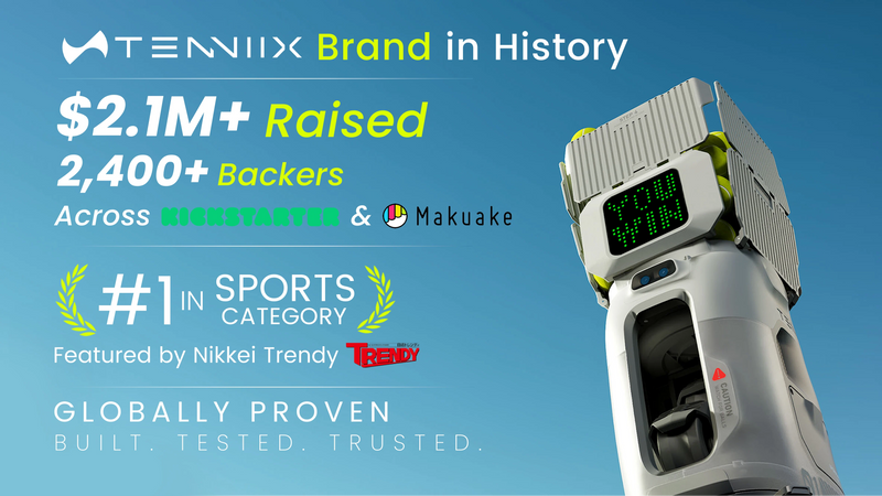 Tennex Machine Tenniix OMNI: The World's First Backpack AI Multi-Racket Robot ...