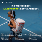 Tenniix OMNI World's First AI Multi-Racket Robot Deposit Reservation